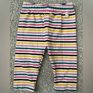 5 for $10🟢 Baby Gap Striped Leggings. Size: 0-3M. EUC.